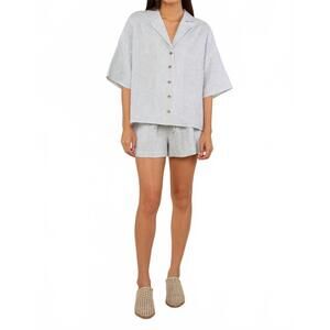 NEW NLT kerry stripe shorts in blue white